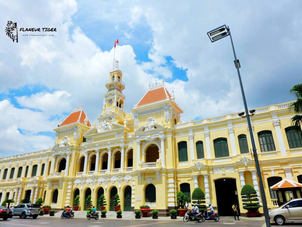 City Hall、Ho Chi Minh City、Indochina、Sài Gòn、Saigon、Southeast Asia、Thành phố Hồ Chí Minh、Trụ sở Ủy ban nhân dân Thành phố Hồ Chí Minh、Vietnam、中南半島、南越、印度支那、小巴黎、市政宮、廢都、東南亞、柴棍、胡志明市、胡志明市人民委員會大廳、西社宮、西貢、越南、越戰、阮文惠大道