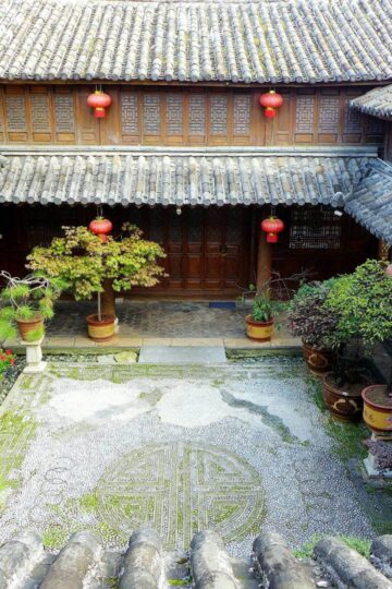 雲南麗江麗澤雅舍 - 庭院